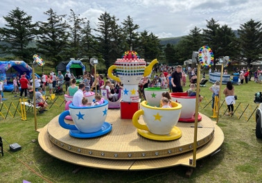 Mini Pirate boat amusement hire Northern Ireland