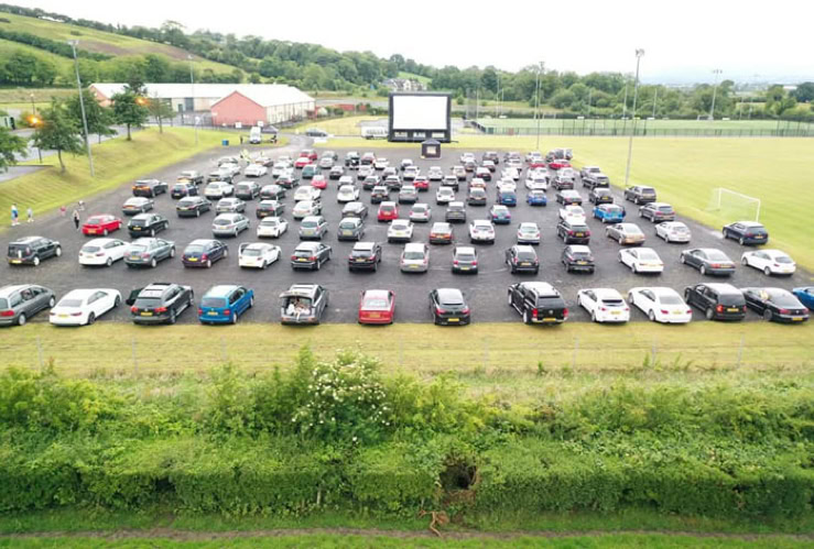 mobile drive in cinema Northern Ireland