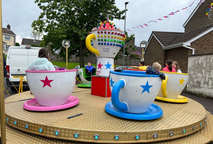 Tea cup amusement ride hire Northern Ireland