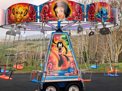 Chairoplane amusement ride hire
