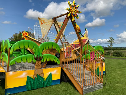 amusement ride hire Northern Ireland mini pirate boat 