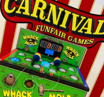 whack a mole carnival game hire northern ireland